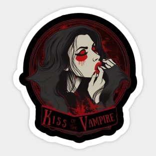 Kiss of the Vampire Sticker